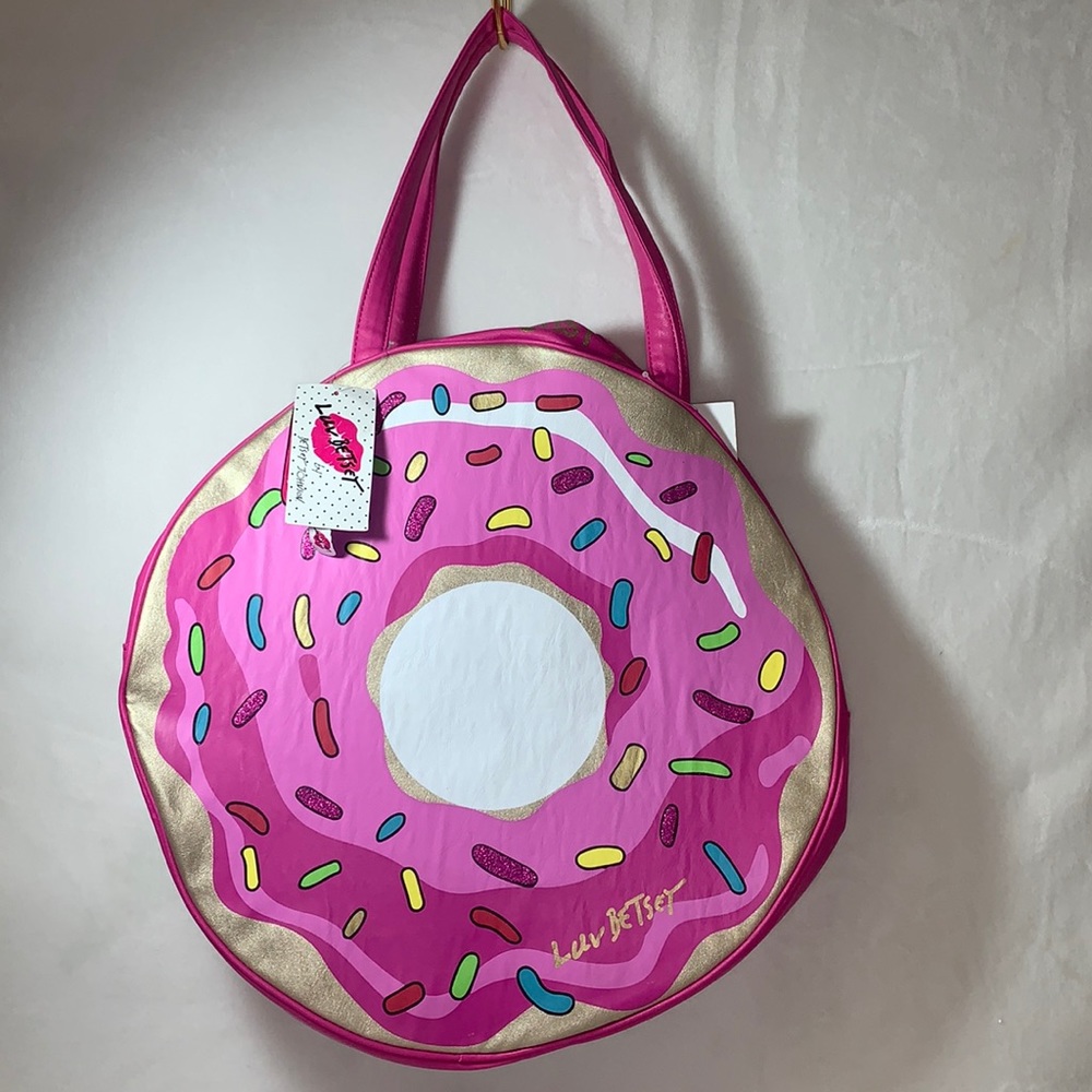 Betsey Johnson Donut Cooler Tote Bag *NEW*